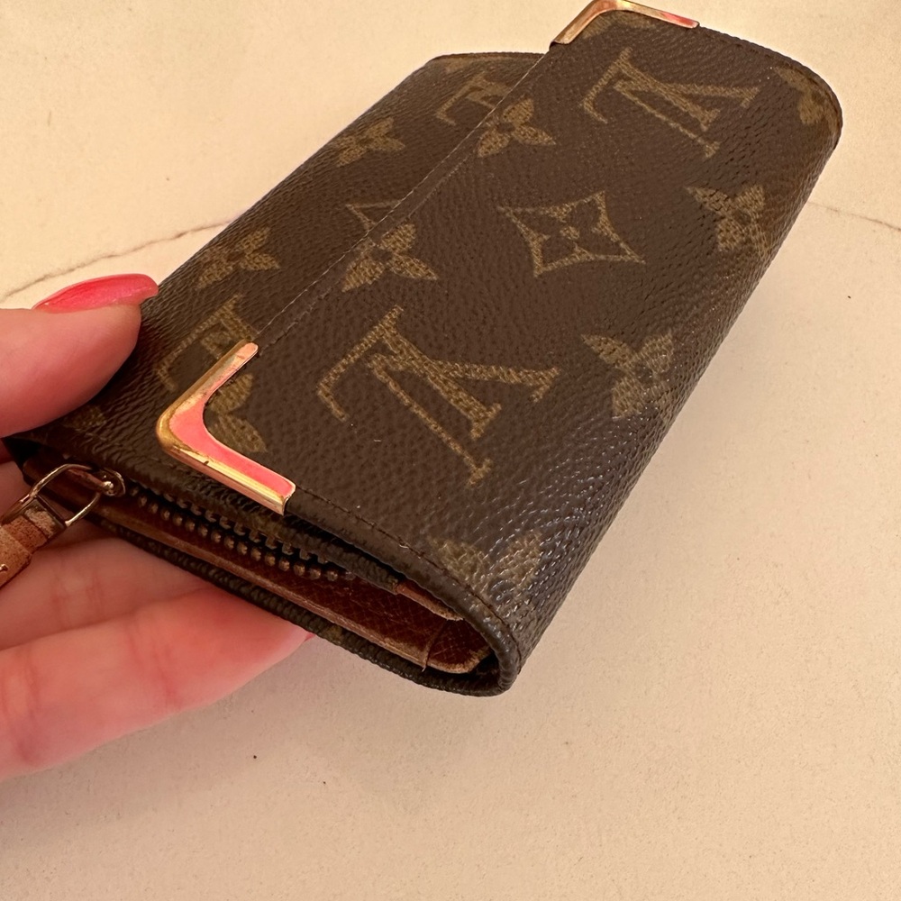 AUTH Louis Vuitton Monogram Bifold Wallet Coin Case W/ Box - Picture 11 of 11